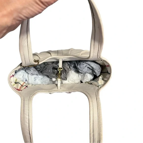 Coach Off White Vachetta Leather Ergo Hobo Shoulder Bag - Picture 5 of 9